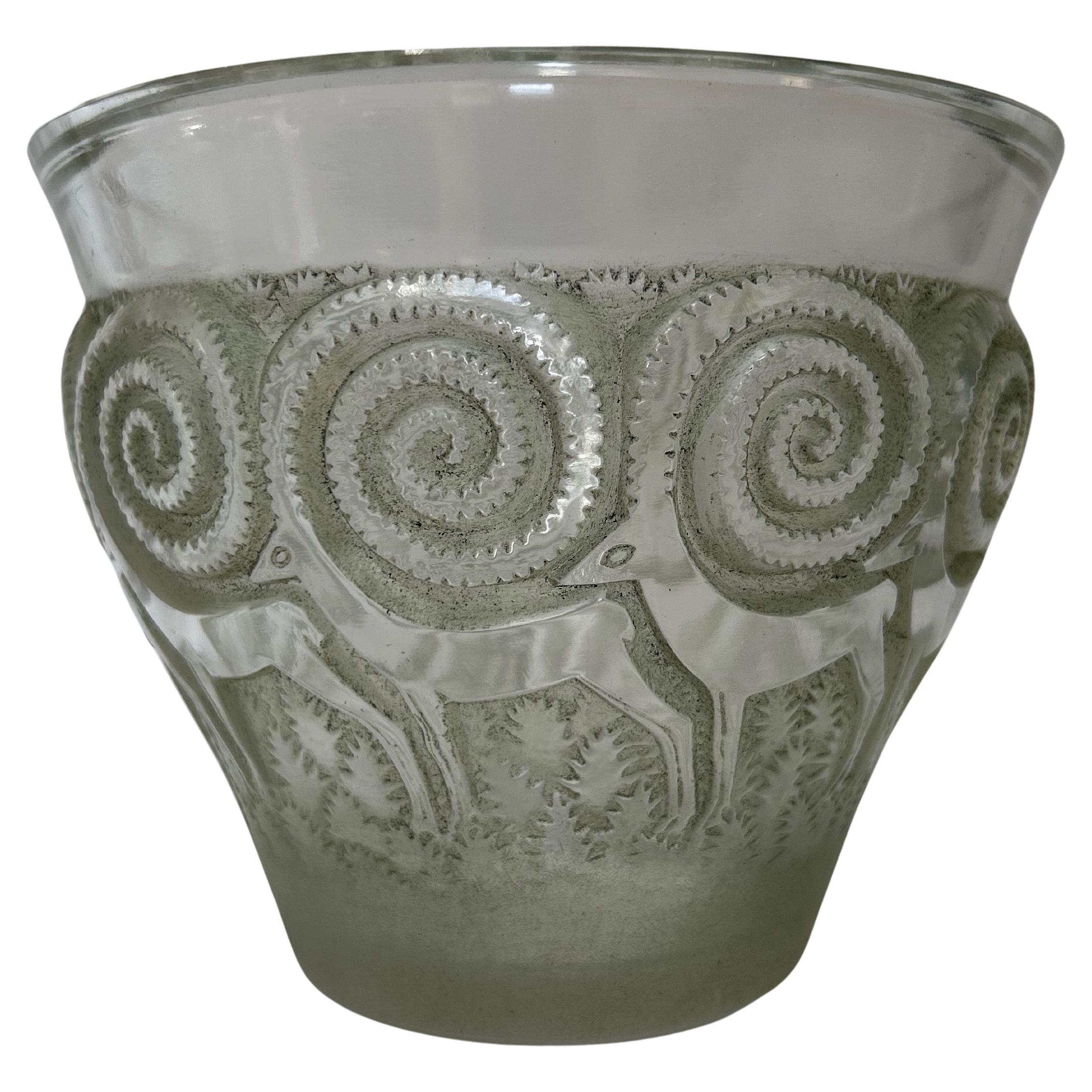 Vaso René Lalique Rennes Art Déco