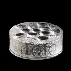 René Lalique Rogers Crystal Powder Box