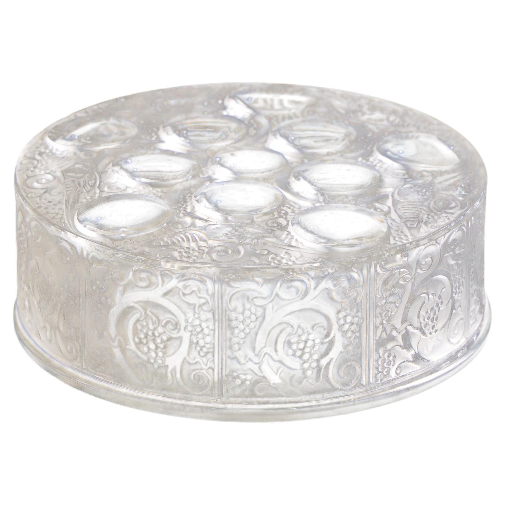 René Lalique Rogers Crystal Powder Box