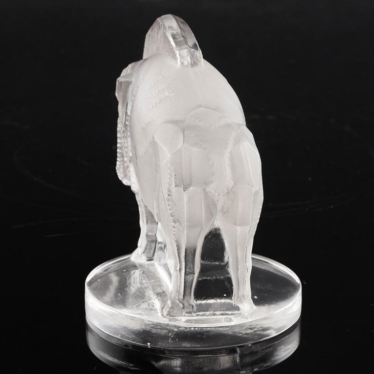 French Rene Lalique Sanglier Car Mascot Designed 1929 Marcilhac 1157 For Sale