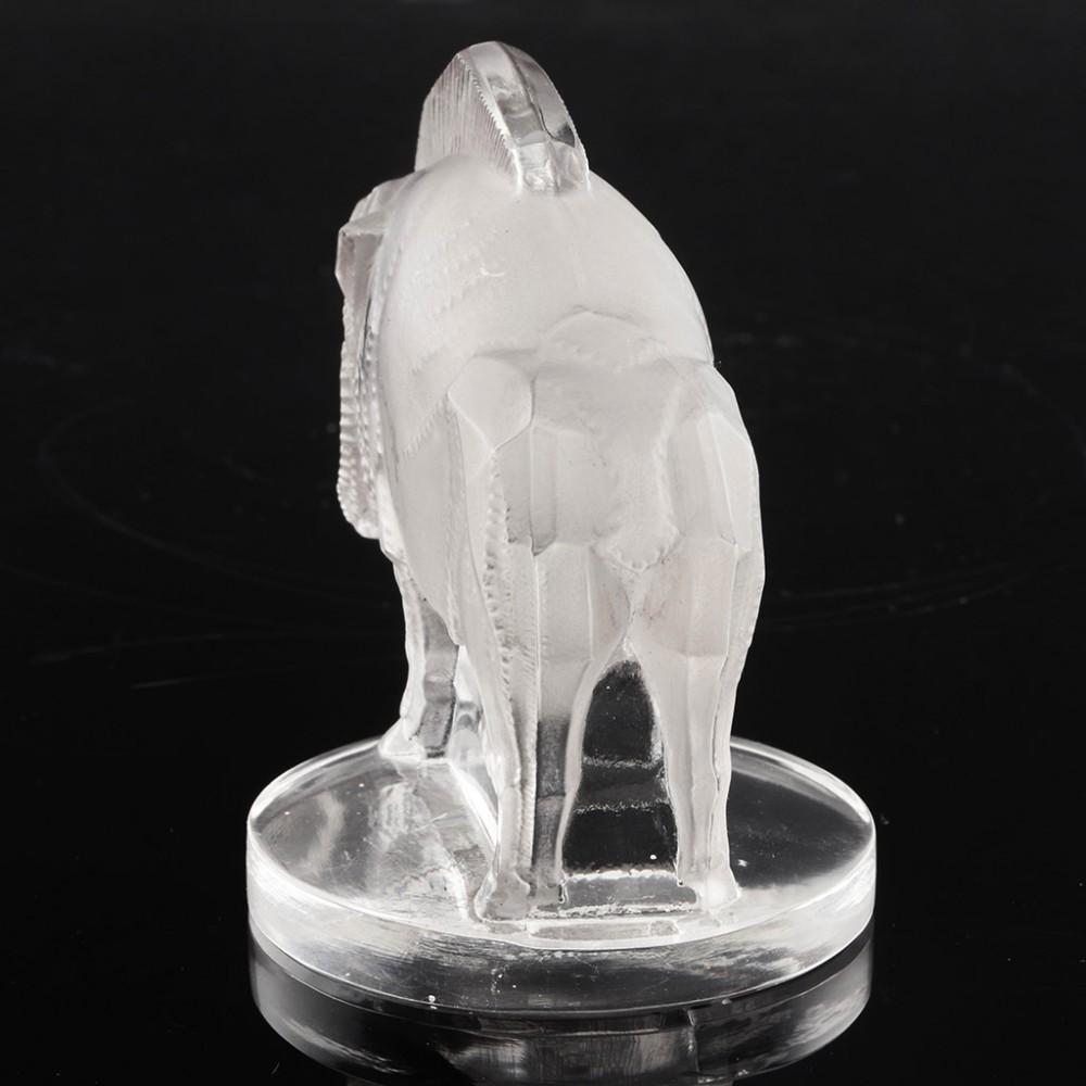 René Lalique Sanglier Coche Mascota Marcilhac 1157, Diseñado en 1929 Francés en venta