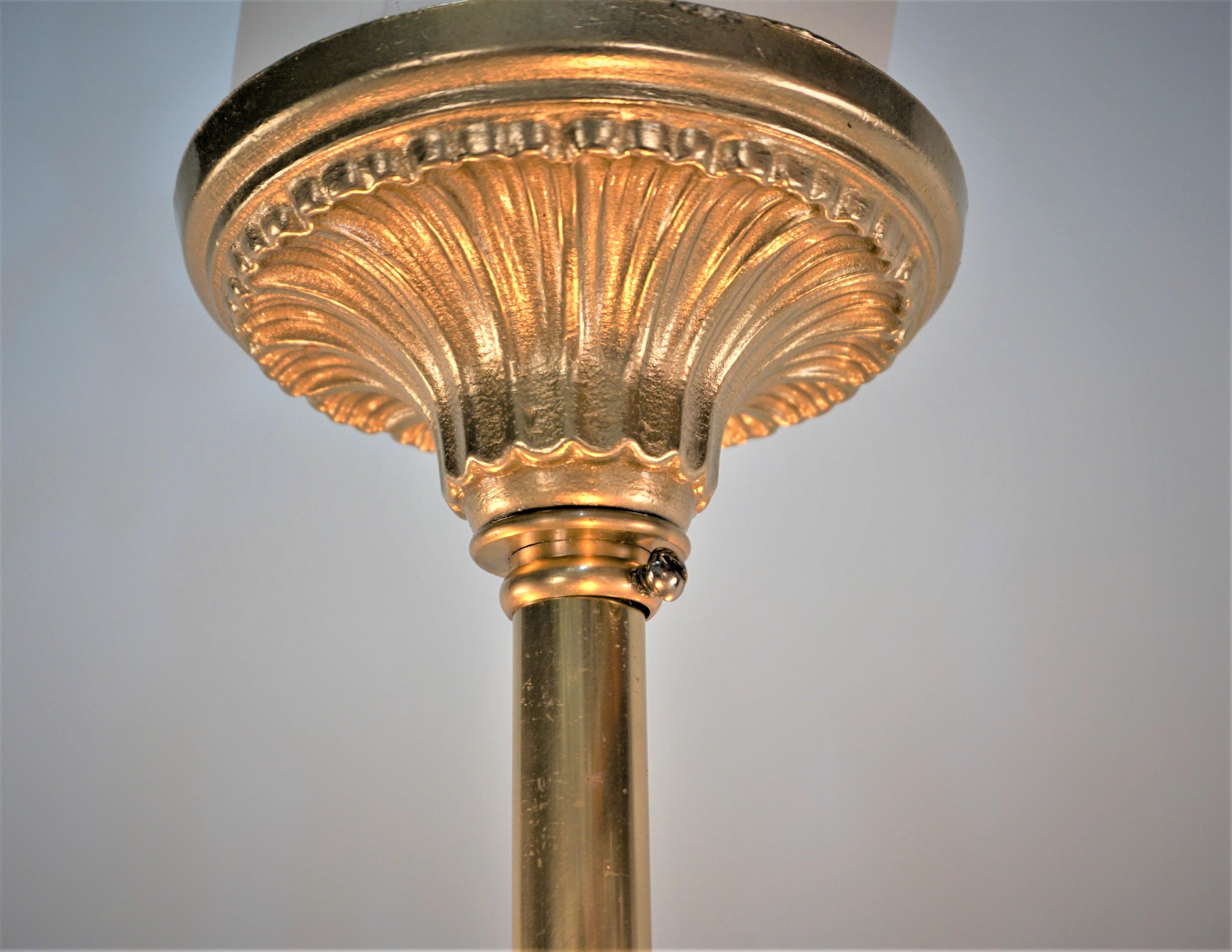 Rene Lalique Semi Flush Mount Art Deco Chandelier In Good Condition In Fairfax, VA