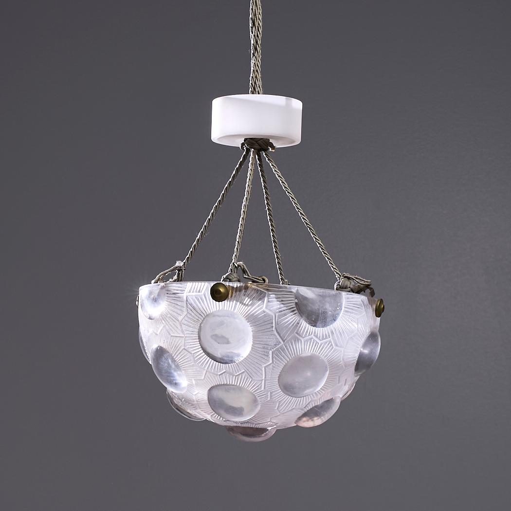 René Lalique Soleil Pendelleuchte im Angebot 1