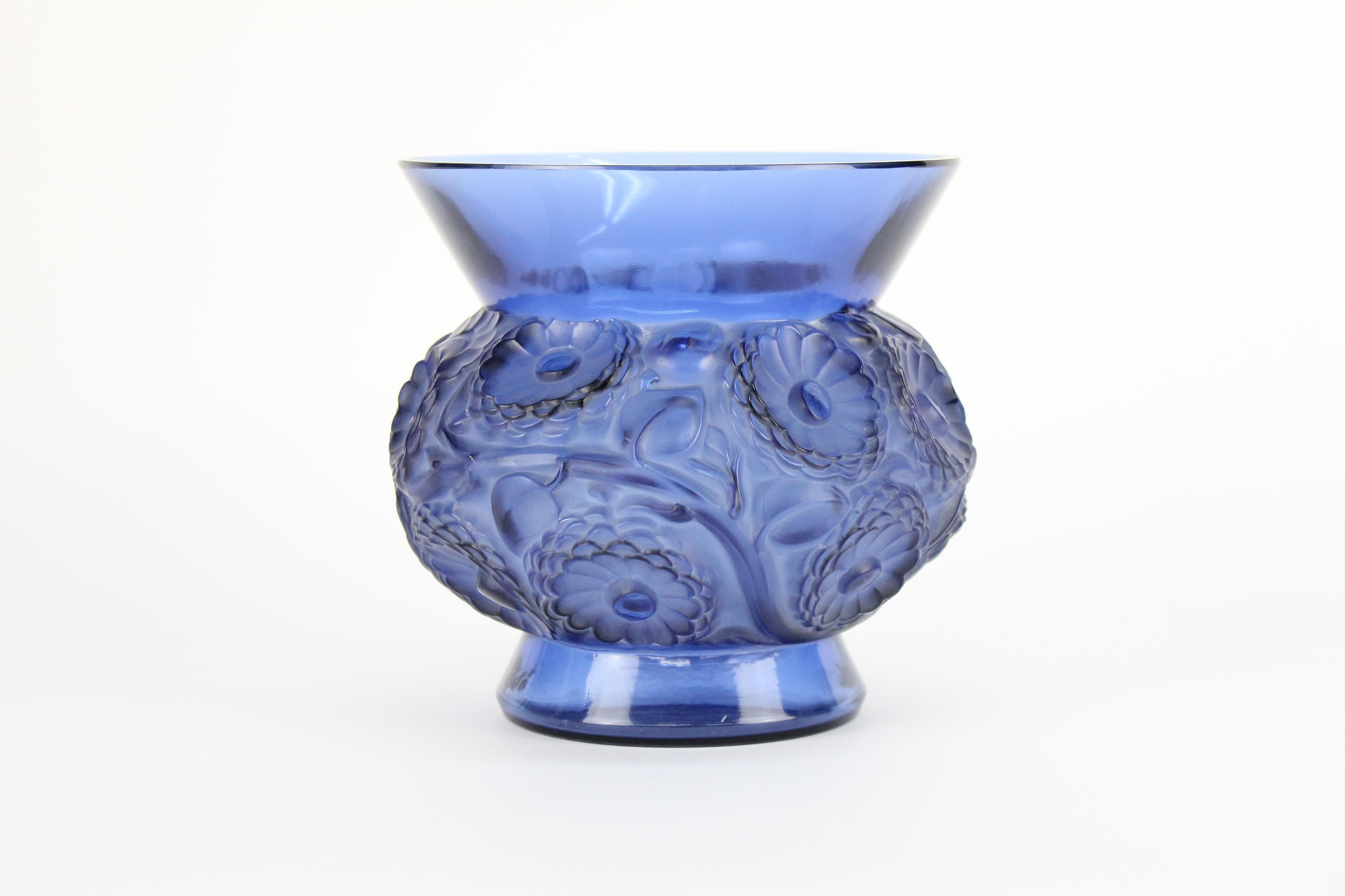 Wunderschöne tiefblaue Vase 