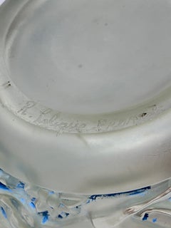 Rene Lalique Soudan Vaso Art Deco Circa 1920 Vetro smerigliato gazzella