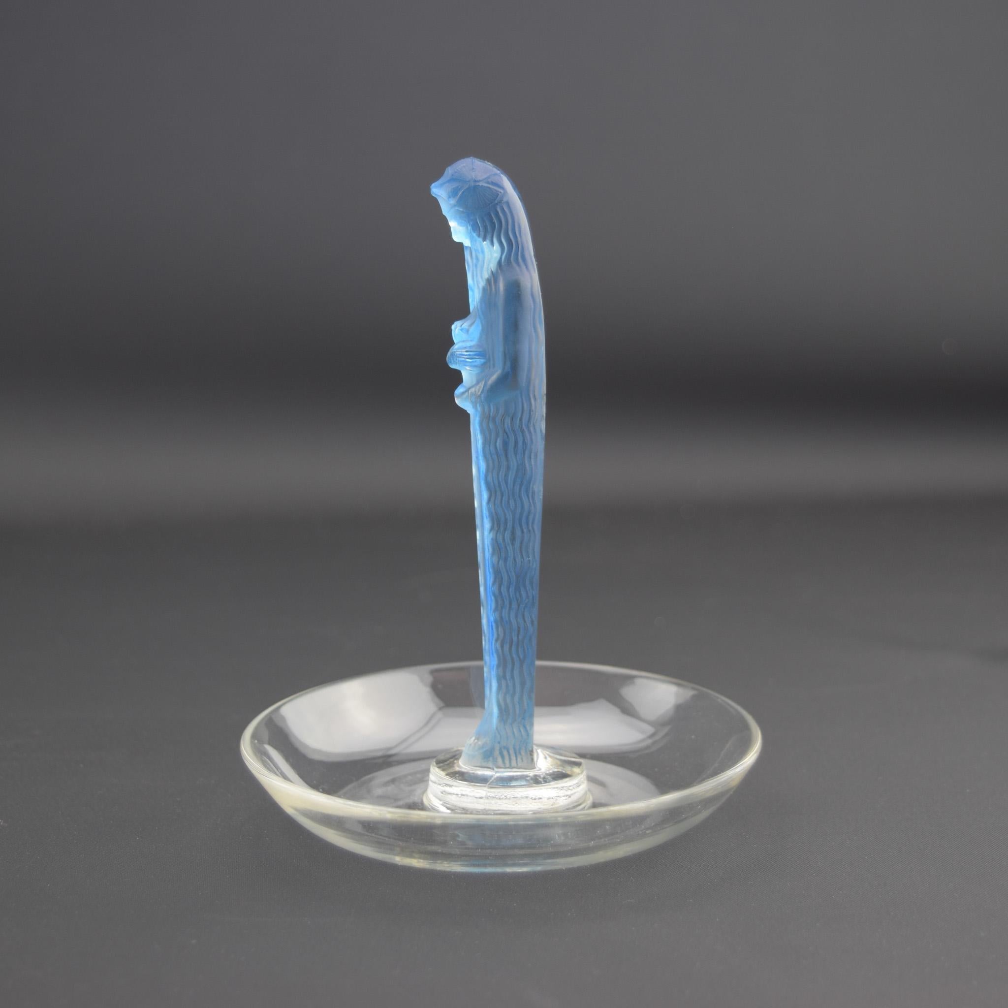 Cenicero René Lalique fuente de la Fontaine C1925 en Bueno estado para la venta en Devon, GB