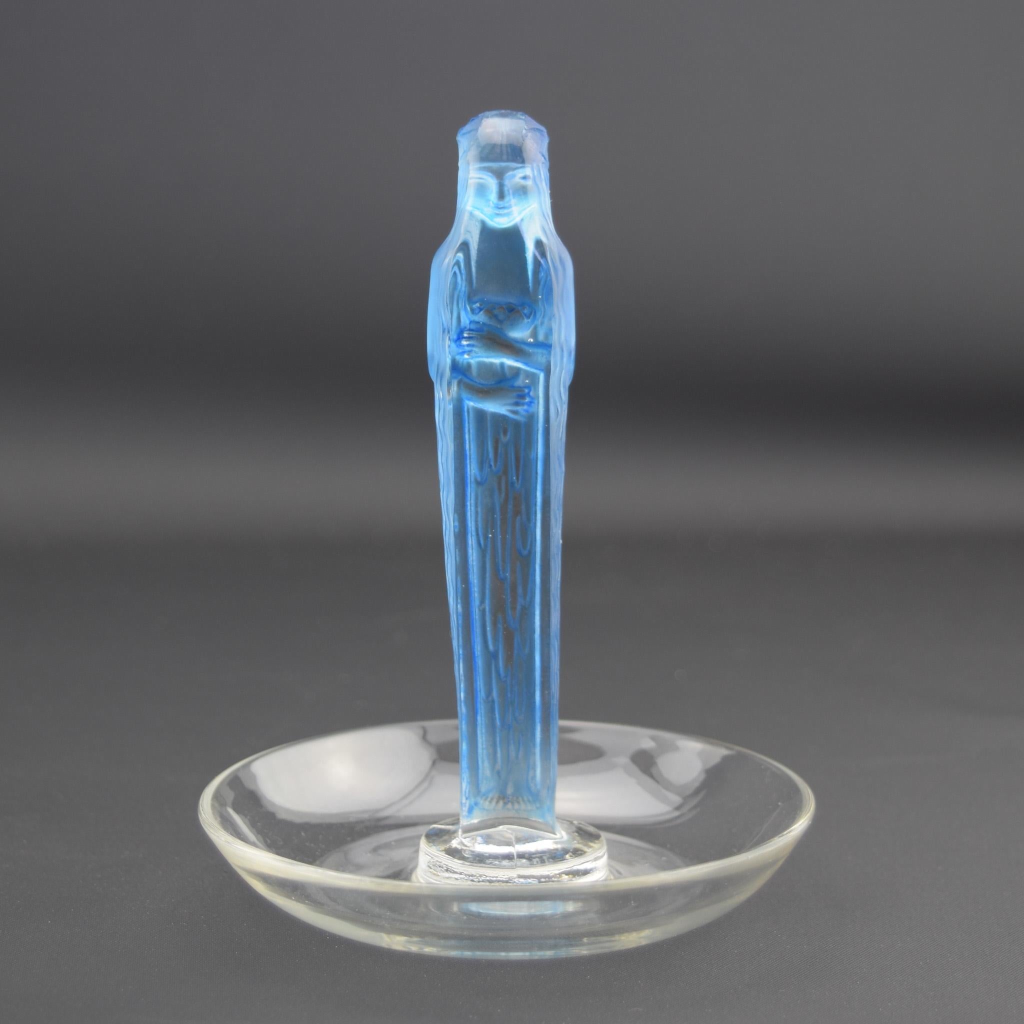 Cenicero René Lalique fuente de la Fontaine C1925 principios del siglo XX en venta