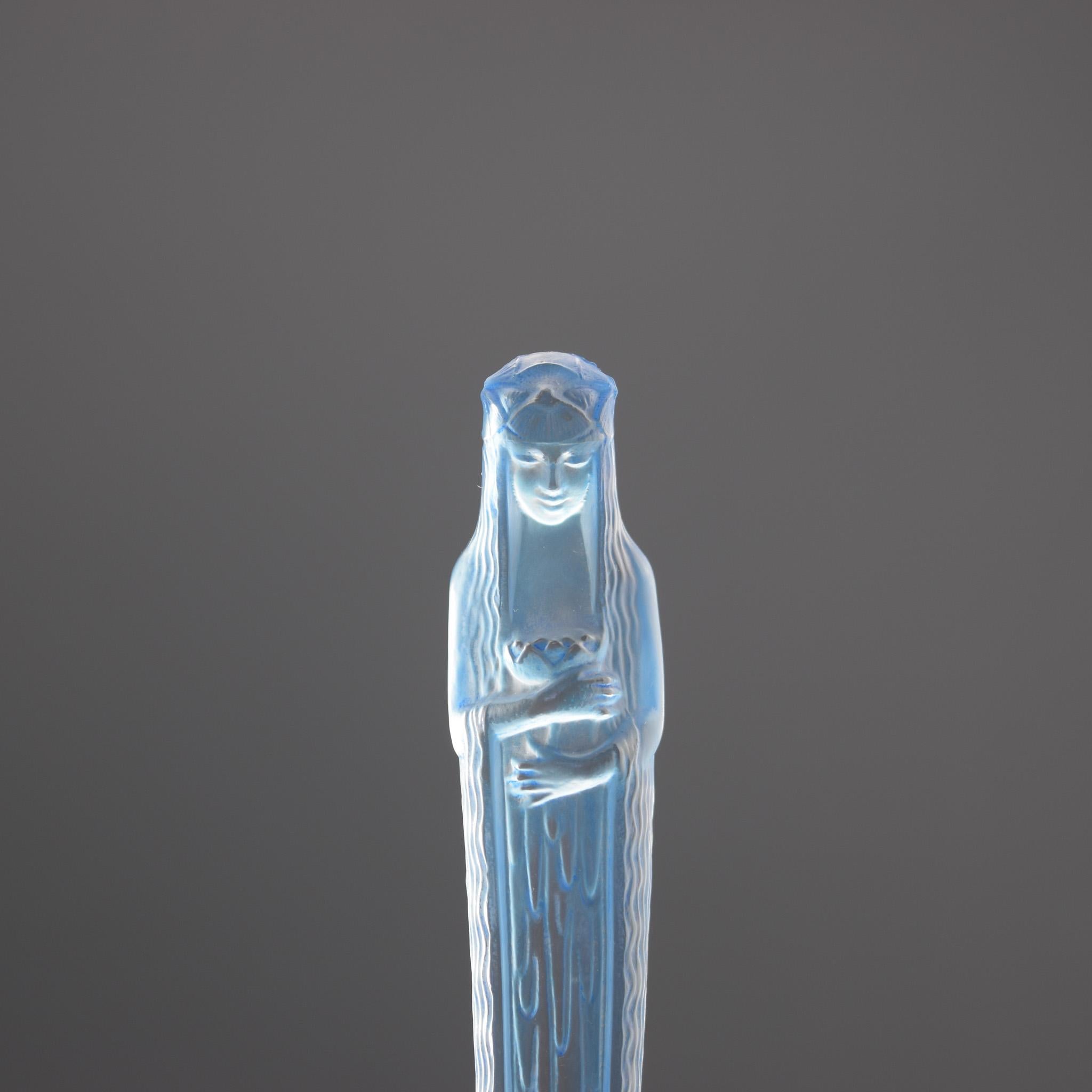 Cenicero René Lalique fuente de la Fontaine C1925 Vidrio en venta