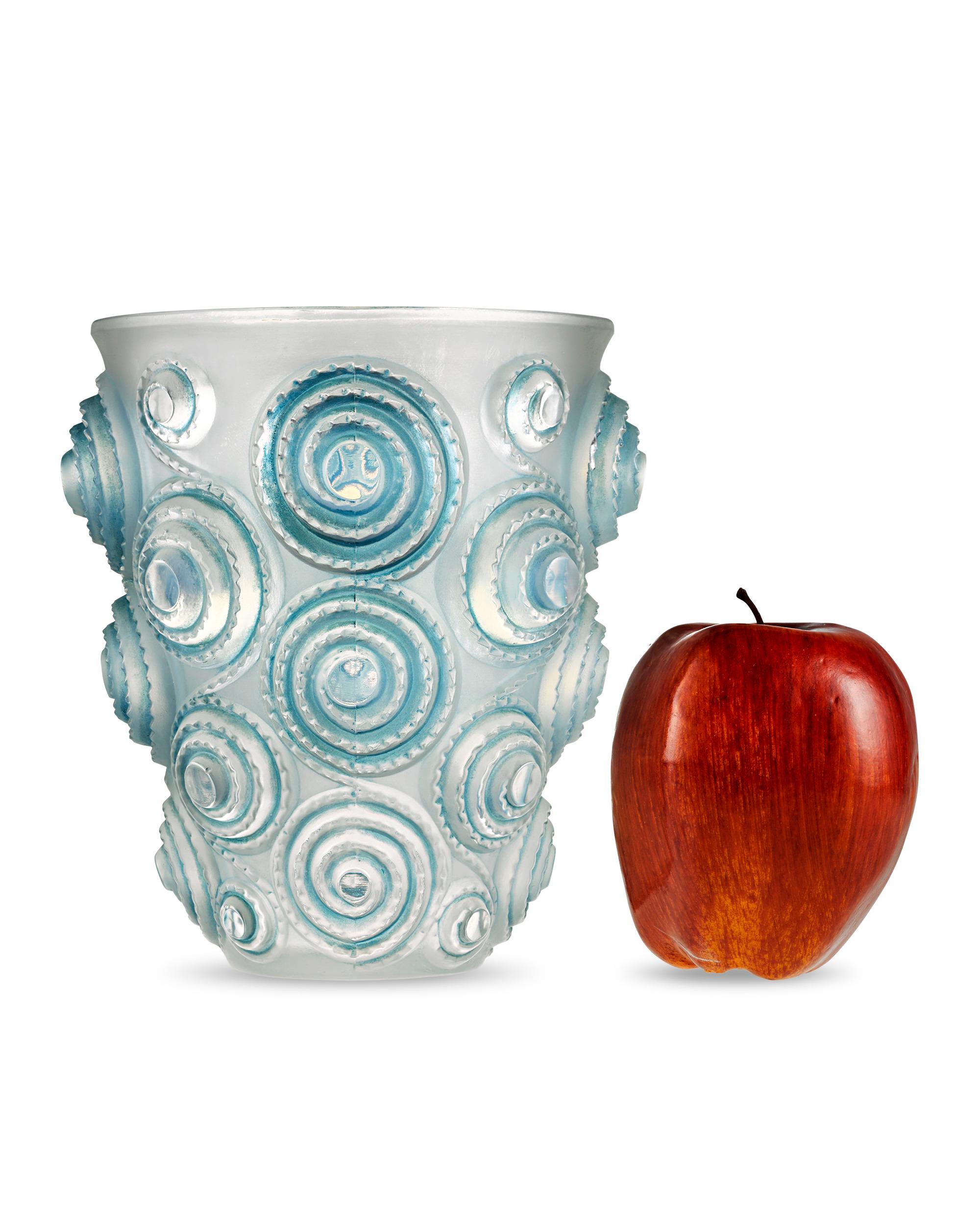 French René Lalique Spirales Vase