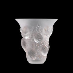 René Lalique St. Francois Frosted Crystal Vase