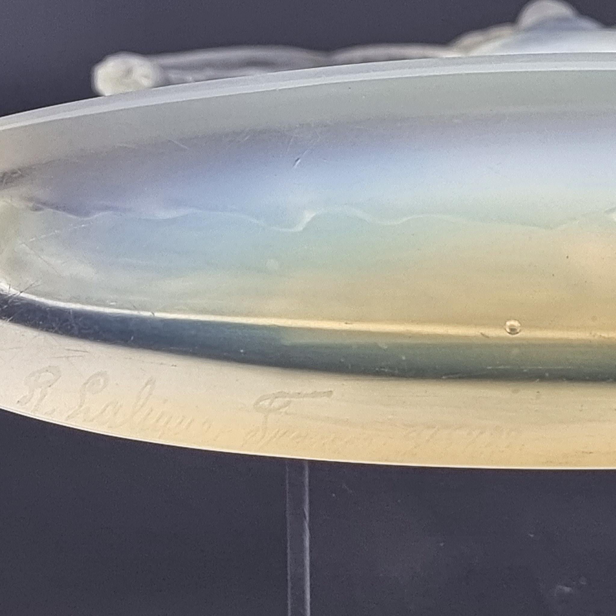 Rene Lalique Suzanne opalescent glass statuette C1925 2