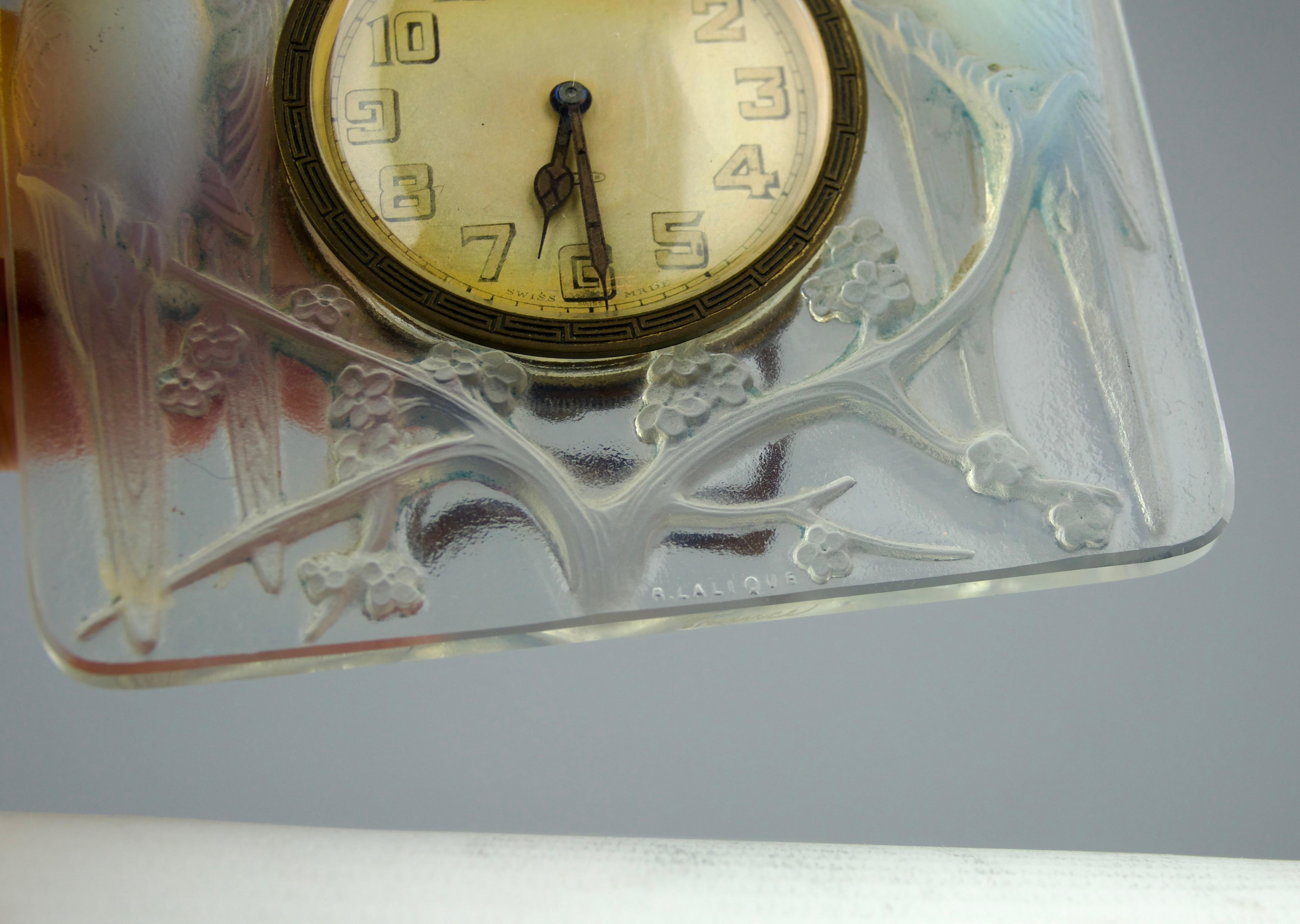 René Lalique, Table Clock 