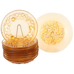 Rene Lalique Tableware Marienthal 9 pieces