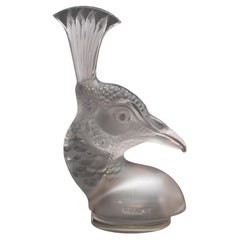 Rene Lalique Tete de Paon mascota de coche C1928