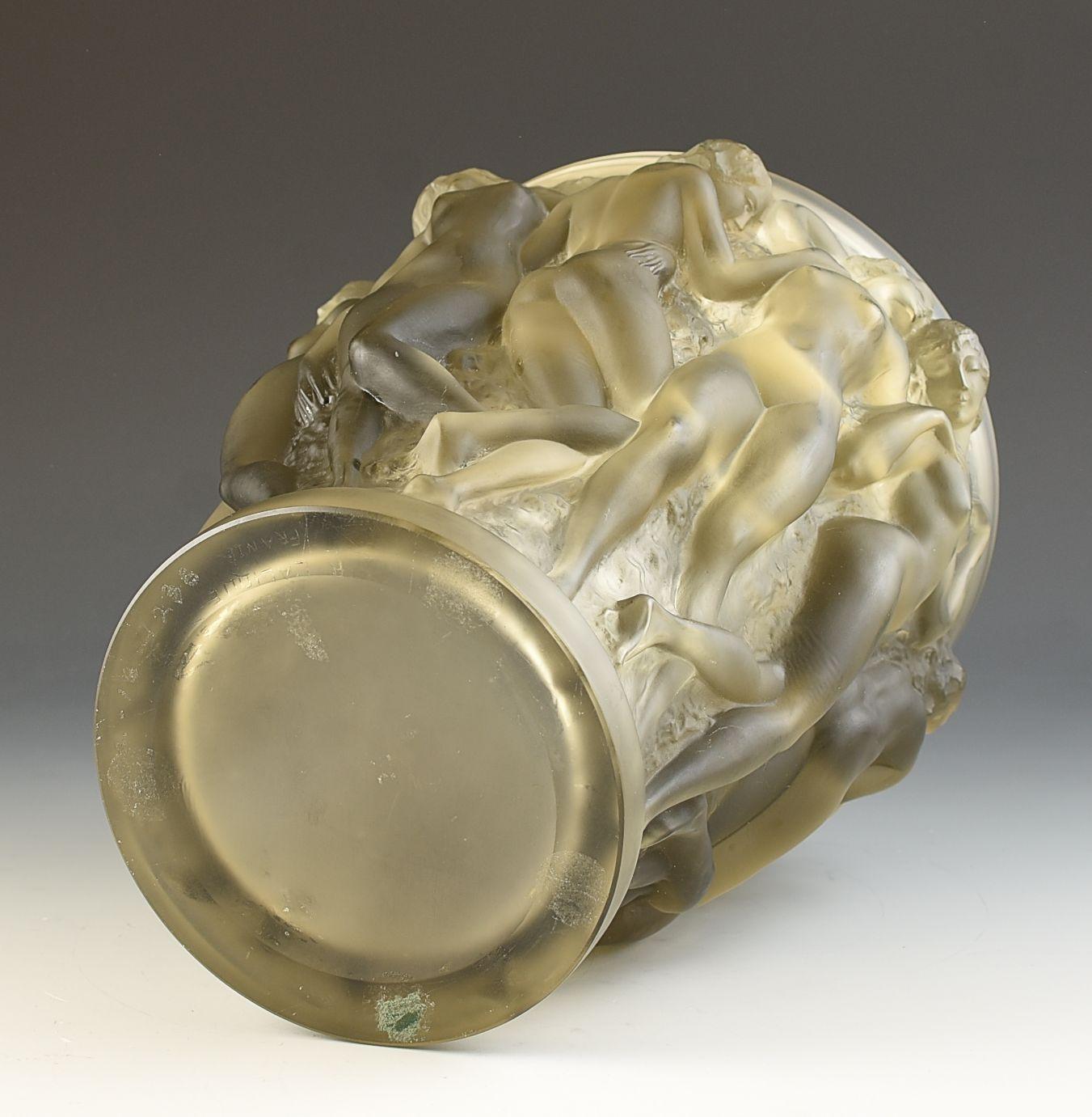 Rene Lalique JARRON TOPAZ BACCHANTES C.1927 principios del siglo XX en venta