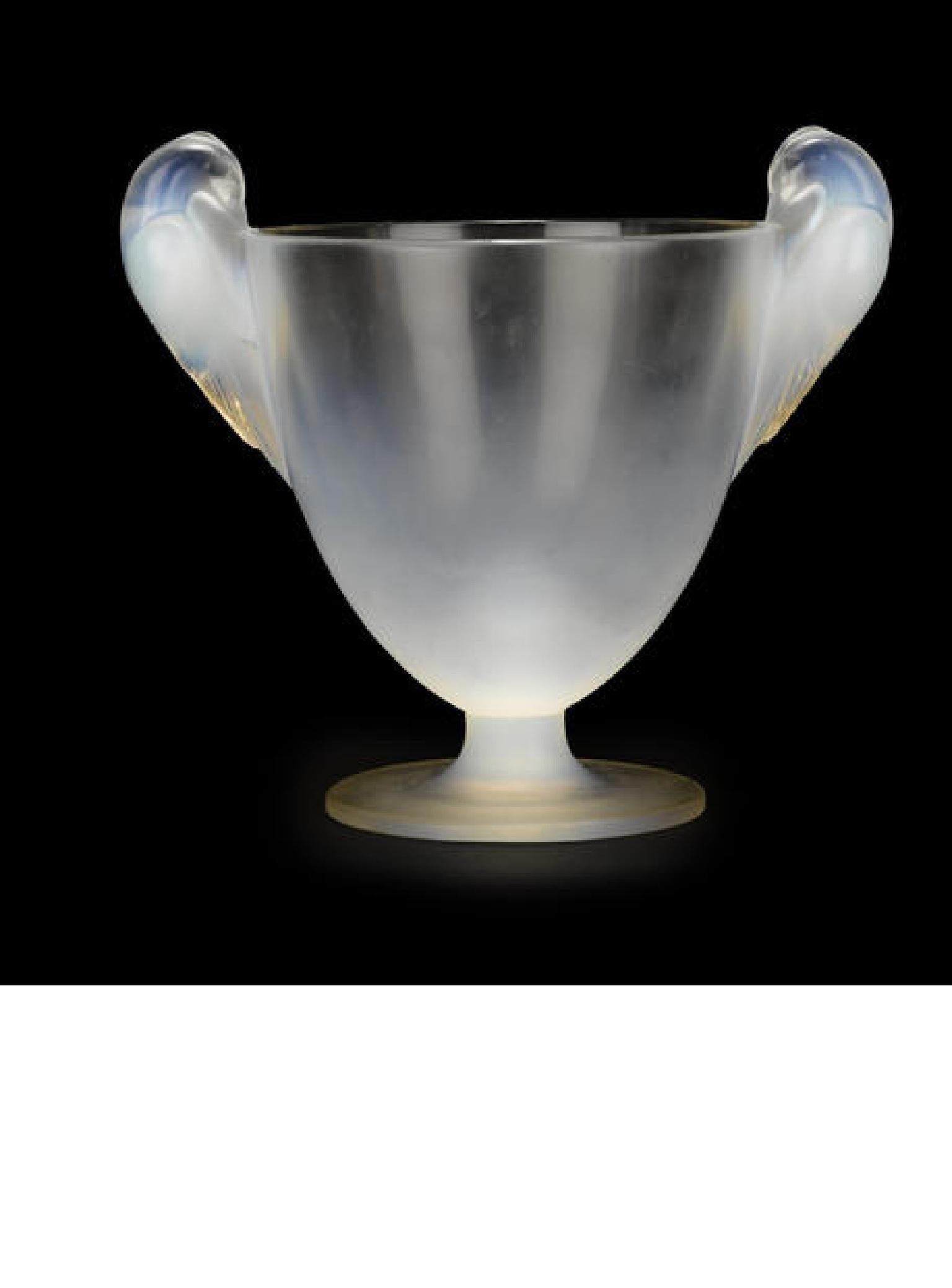 French René Lalique Two Handled Vase