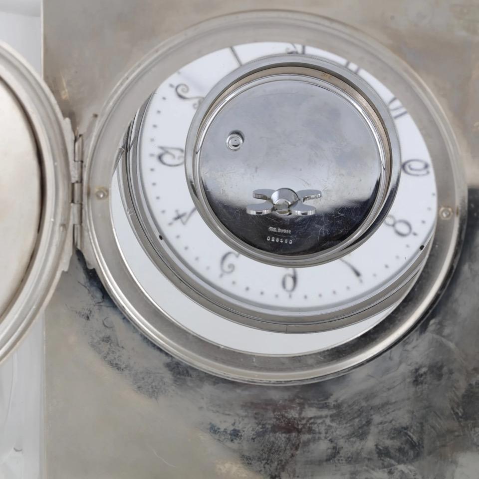 20th Century Rene Lalique Two Roosters Clock-1929