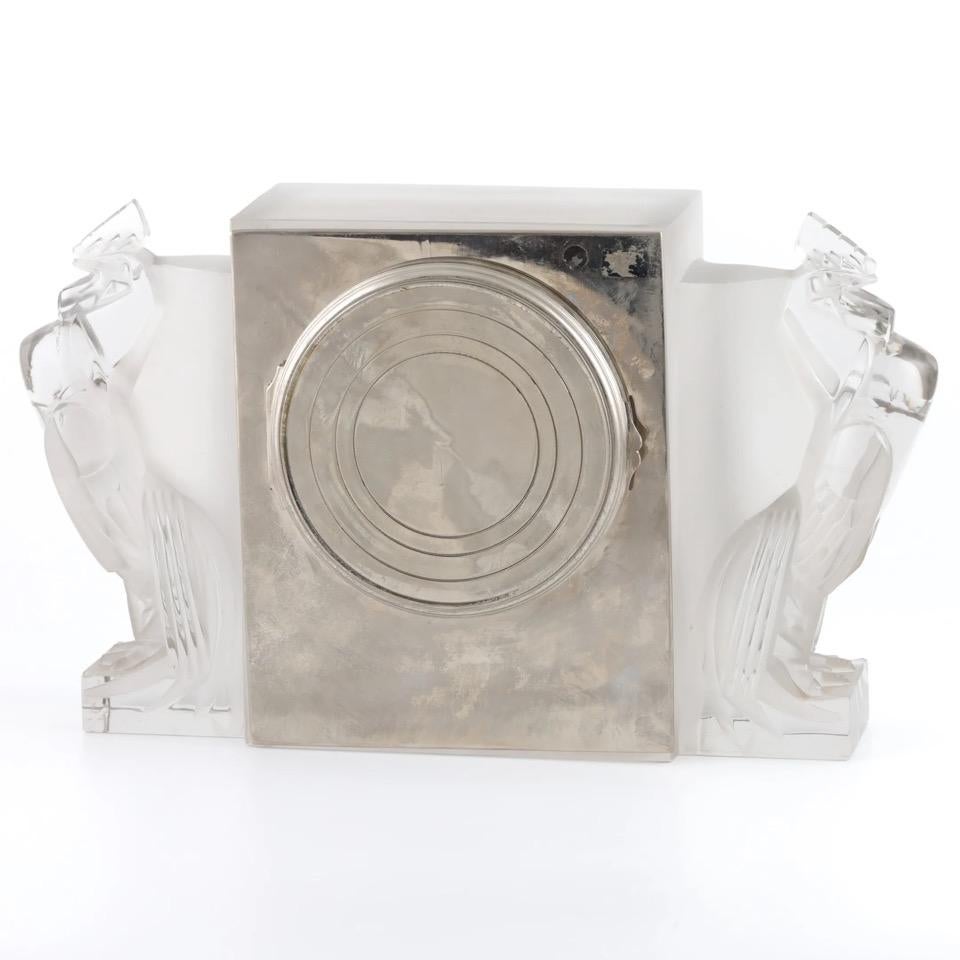Rene Lalique Two Roosters Clock-1929 3