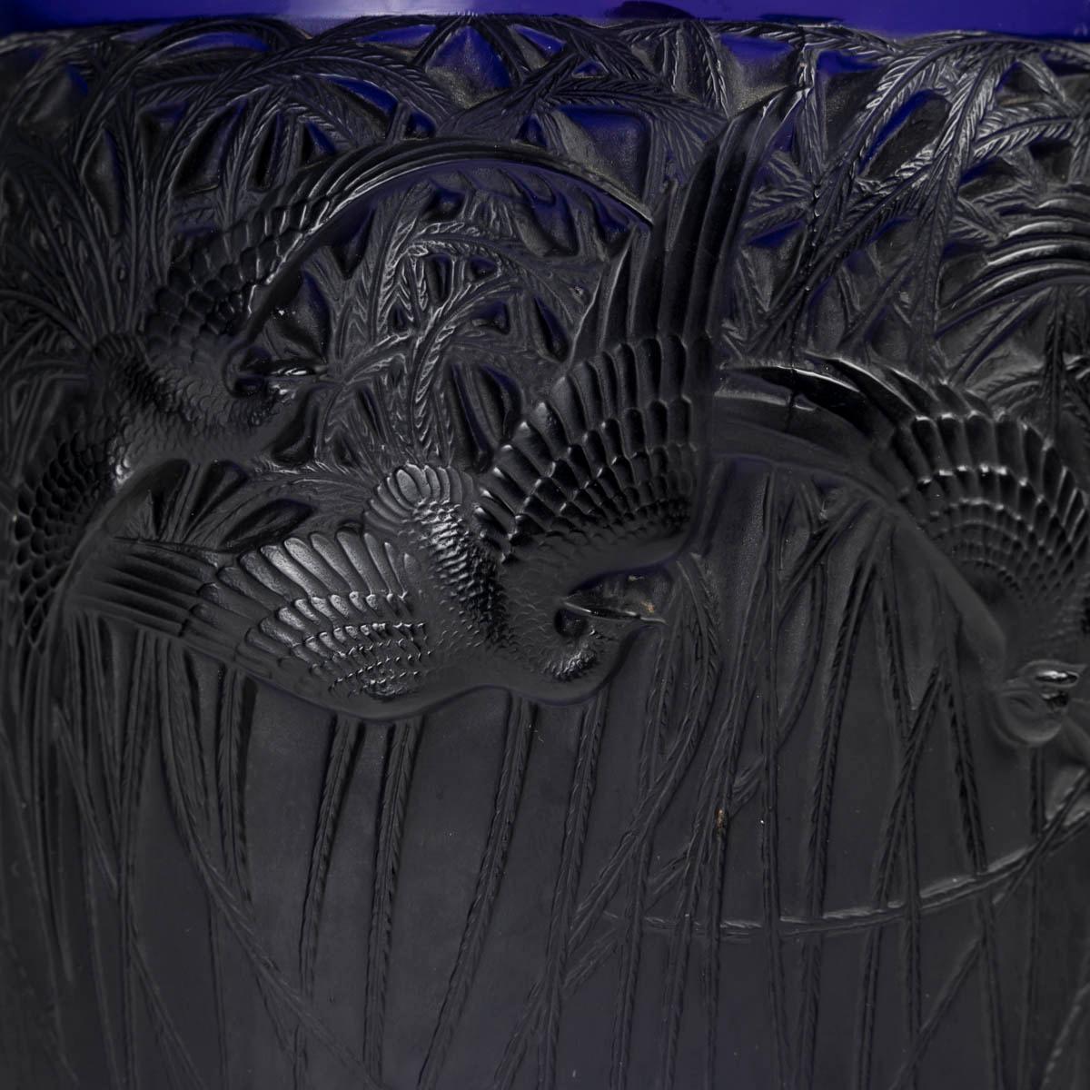 XX secolo René Lalique, Vaso Aigrettes 1926. in vendita