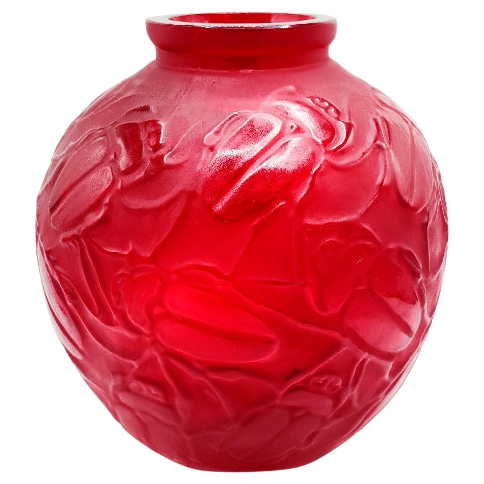 Rene Lalique Vaso Gros Scarabees C.C. 1923