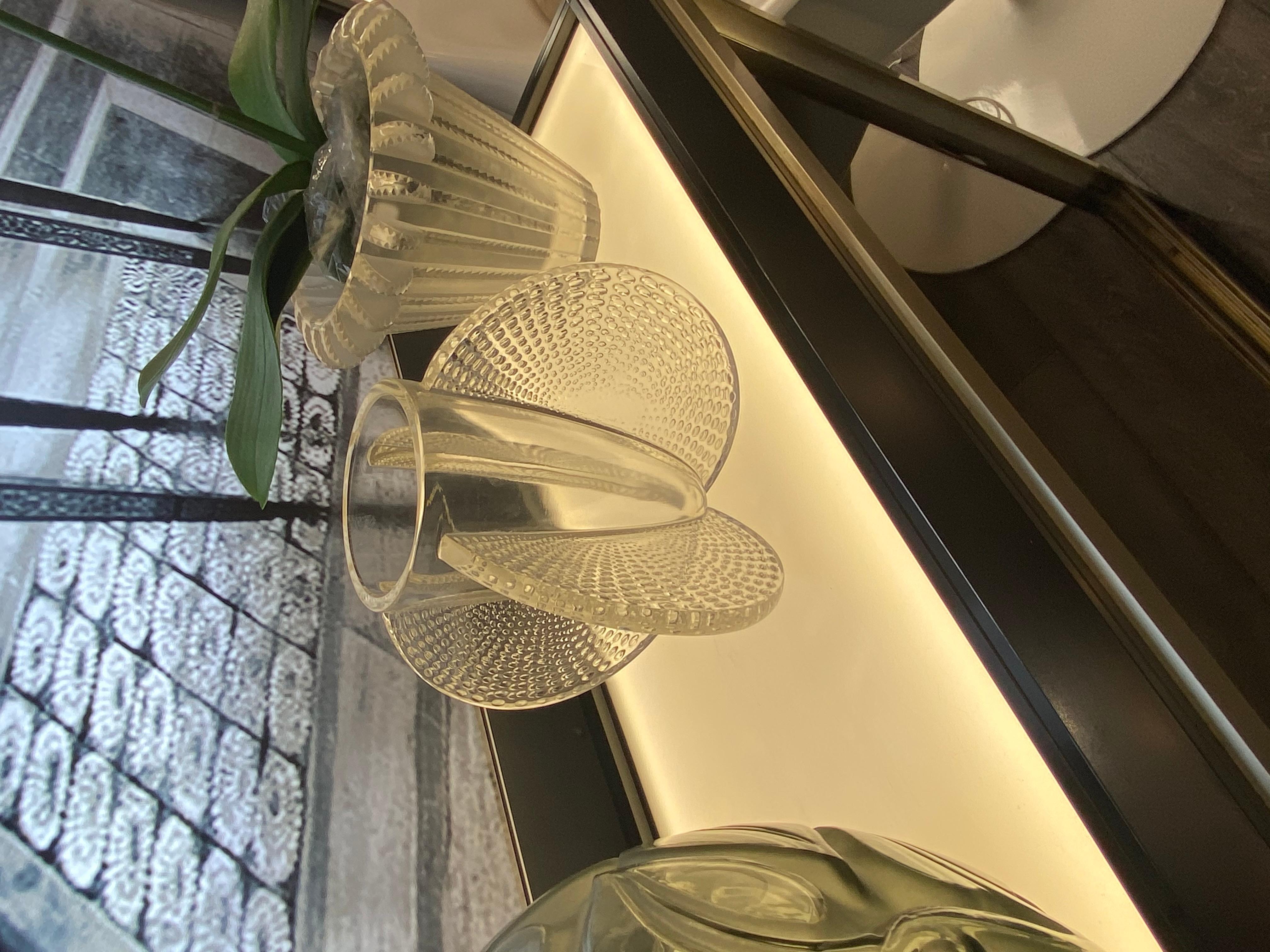 Blown Glass Rene Lalique Vase 