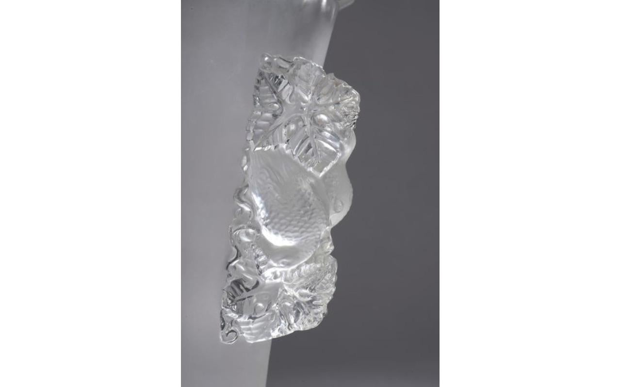 Art Glass Rene Lalique Vase Saint-Emilion