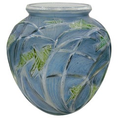 René Lalique Vase "Sauterelles", "grasshopper"