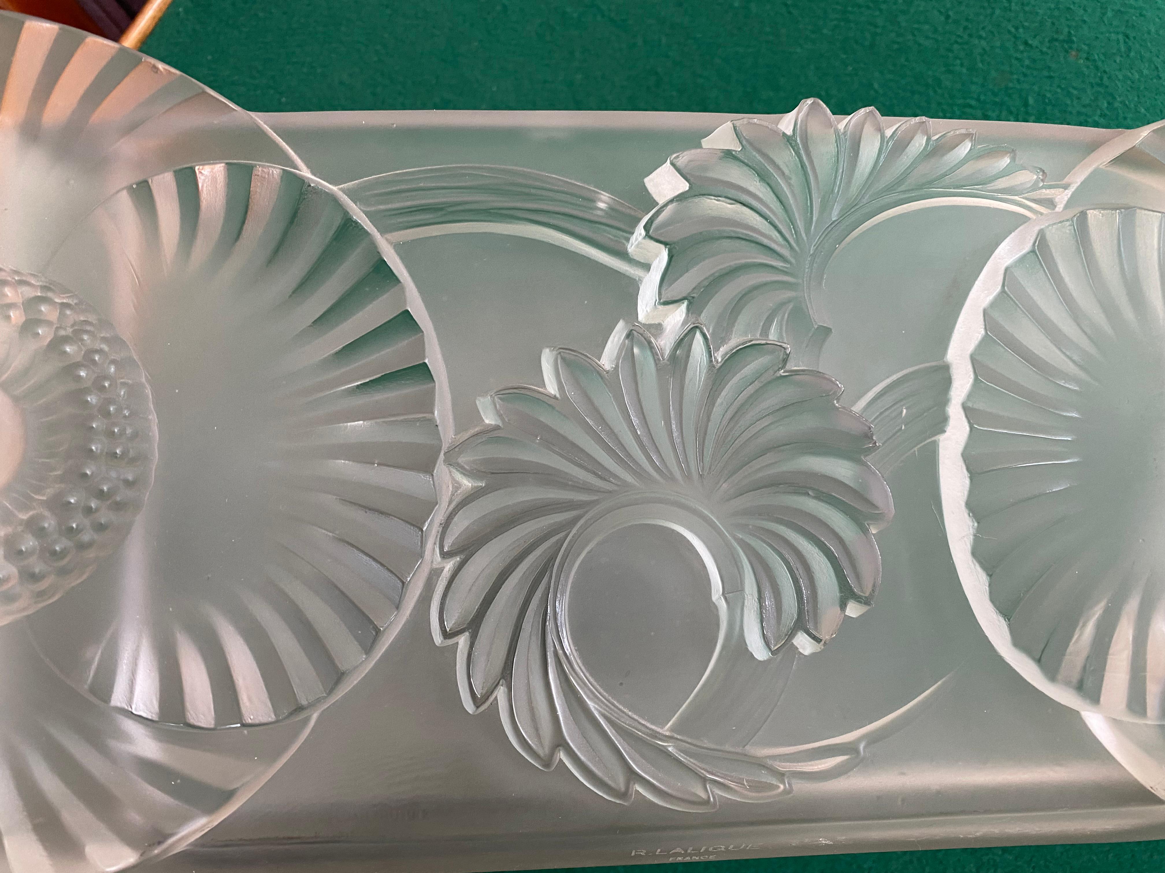 Molded Rene Lalique Wall-Sconce 
