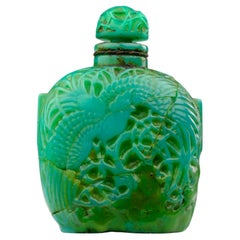 René Lalique x Roger & Gallet, Perfume Bottle "Le Jade", Art Nouveau Early 1900s
