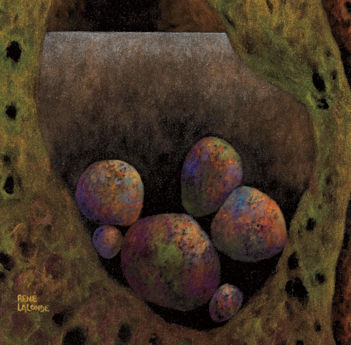 Alle soglie della serenità - Painting Contemporaneo di René Lalonde