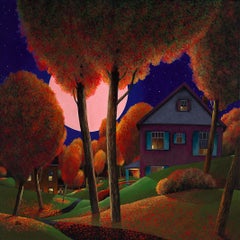 Joy and Beauty of Autumn by Night