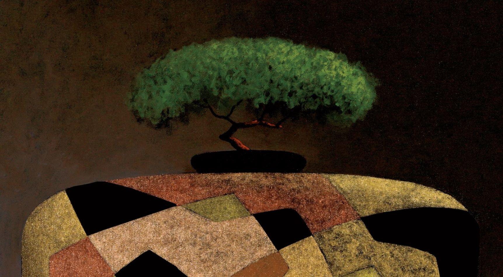 Serenity Addiction - Contemporary Painting by René Lalonde
