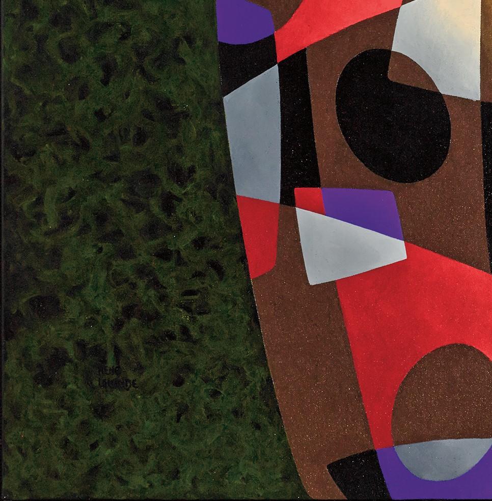 Esemplare spettacolare - Figurative Painting Nero di René Lalonde
