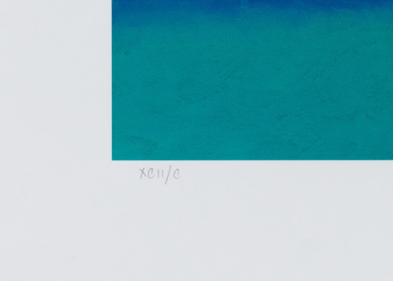 New Modern Way of Life is a digital pigment print on paper, image size 20 x 20 inches and framed in a contemporary light wood frame. Signed 'RENÉ LALONDE' lower right and annotated lower left. Numbered XCII/C from the edition of 325 (there were also