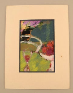 René Leroy, French Artist, Pastel on Paper, Dated 1989