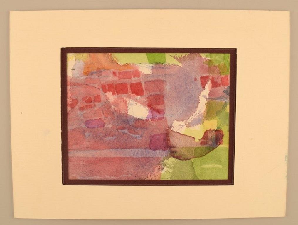 René Leroy (b. 1931), French artist. Watercolor on paper. 1980s.
Visible dimensions: 14 x 11 cm.
Total dimensions: 24 x 18 cm.
In excellent condition.
Signed.