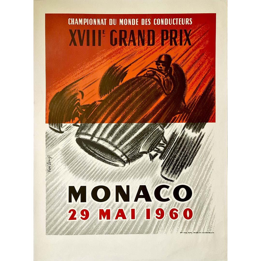 1994 reprint of the Monaco World Drivers' Championship of 1960 by René Lorenzi For Sale 1