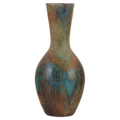 Used René & Madeleine Valence for La Grange Aux Potiers, France, Unique Ceramic Vase