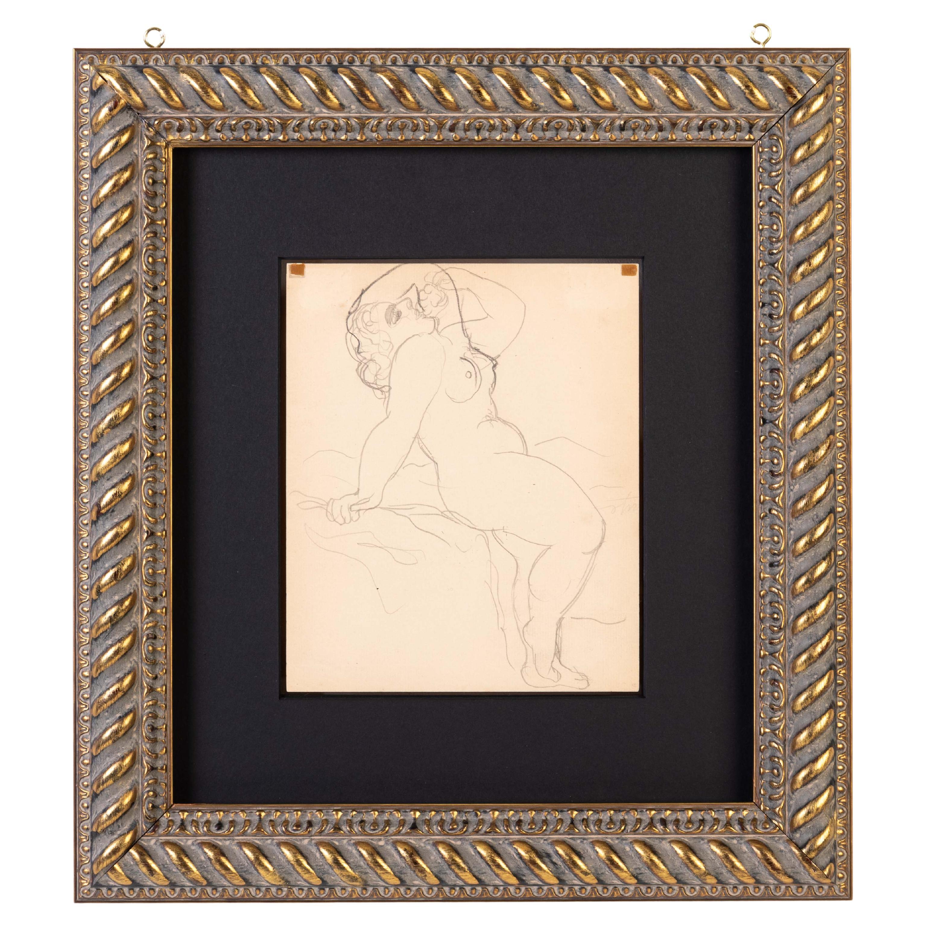 Bleistiftstudie (recto/verso) mit weiblichen Aktdarstellungen, gezeichnet um 1940. Gerahmt und in UV-Glas montiert.
Provenienz: Sotheby's, The Remaining Contents of the Studio of Rene Magritte, London, 2. Juli 1987, Los 831. 

Der 1898 geborene