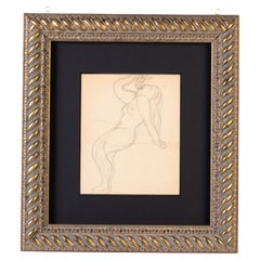 René Magritte (Belga 1898-1967) Dibujo de desnudos a dos caras 
