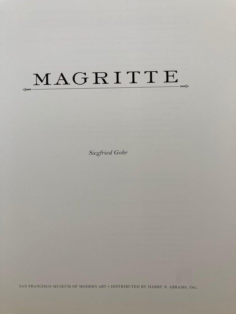 Modern Rene Magritte by Siegfried Gohr Art Book