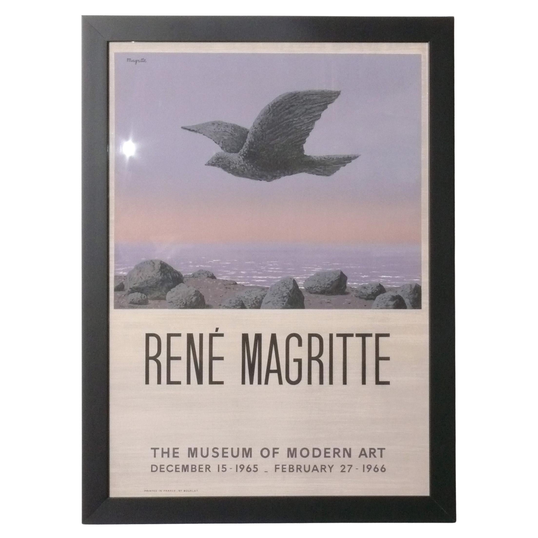 Rene Magritte Lithograph By Mourlot Museum of Modern Art Surrealism Abstract