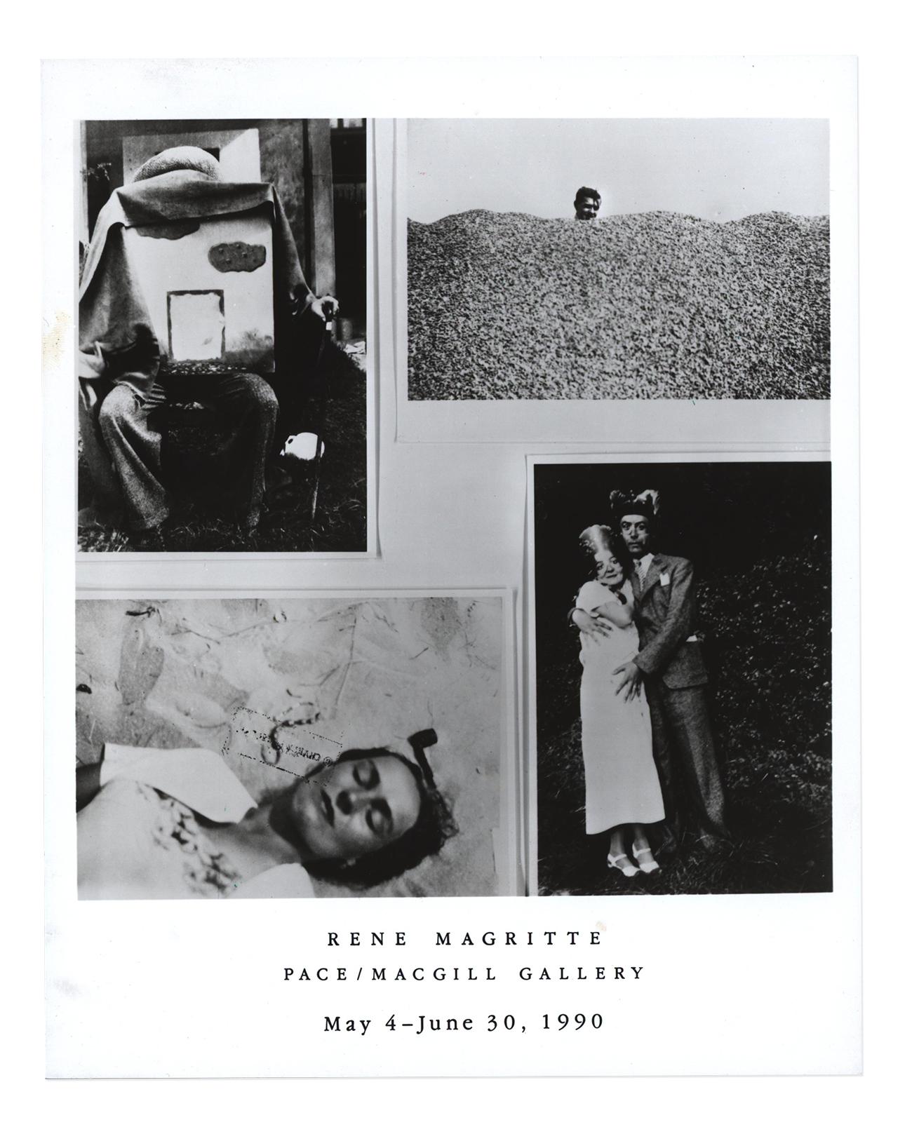 Vintage René Magritte press photograph  For Sale 1