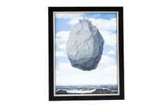 2014 Rene Magritte 'Le Chateau des Pyrenees' Surrealism Blue Offset Lithograph F