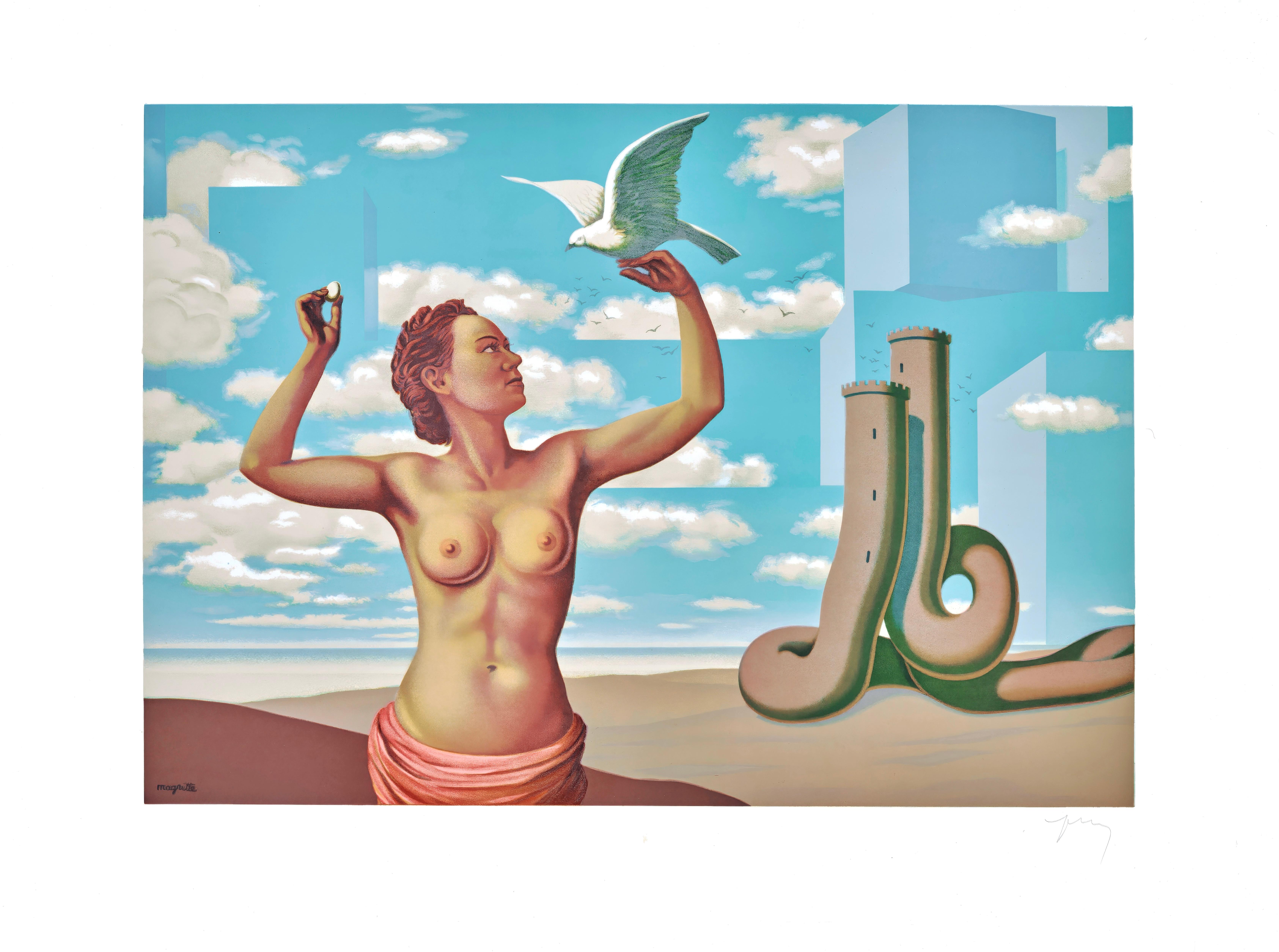Composición, Les Enfants Trouves de Magritte, René Magritte (después)