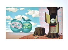 Composition, Les Enfants Trouves de Magritte, Rene Magritte (after)