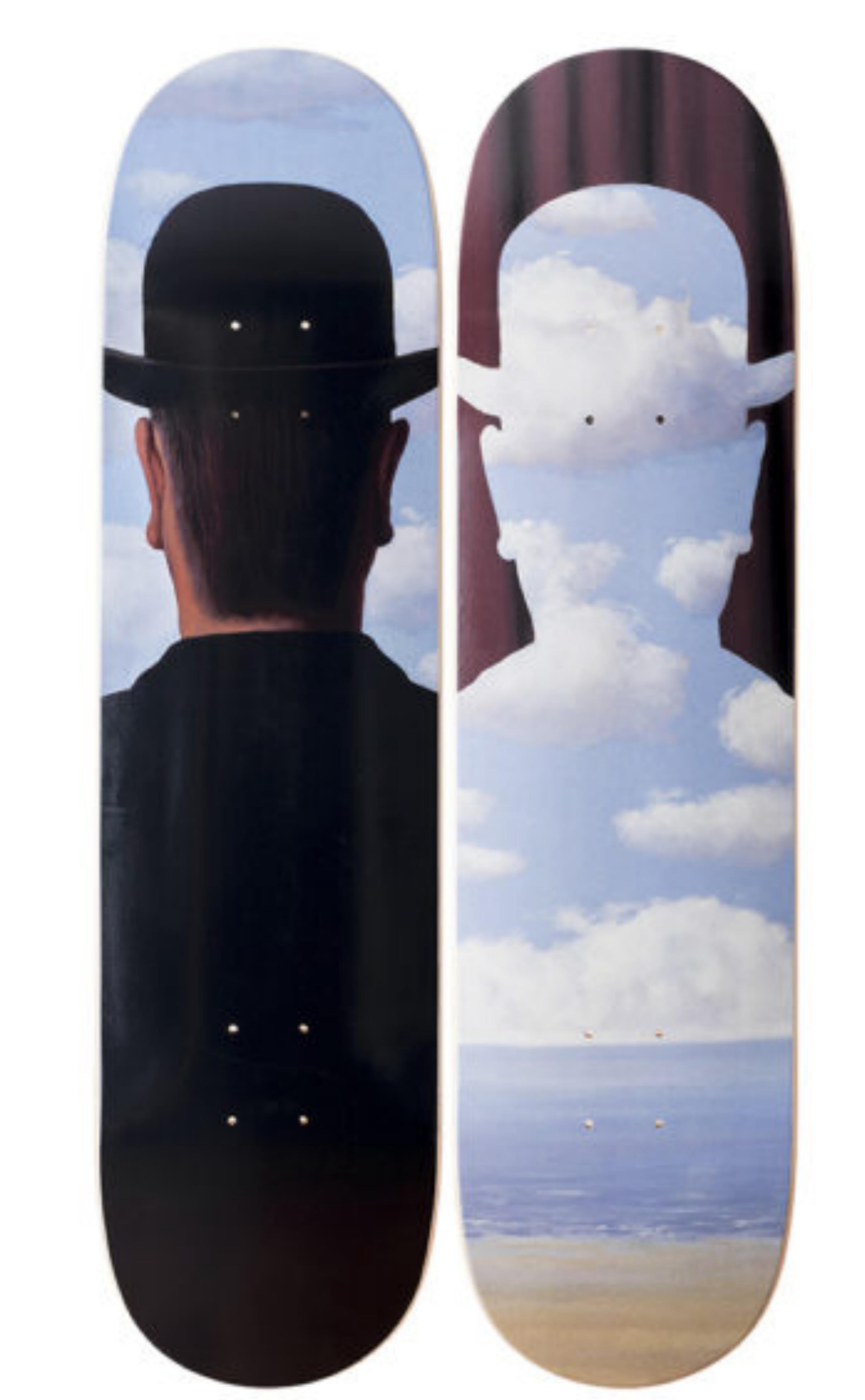 René Magritte Portrait Print - Décalcomanie (Limited Edition)