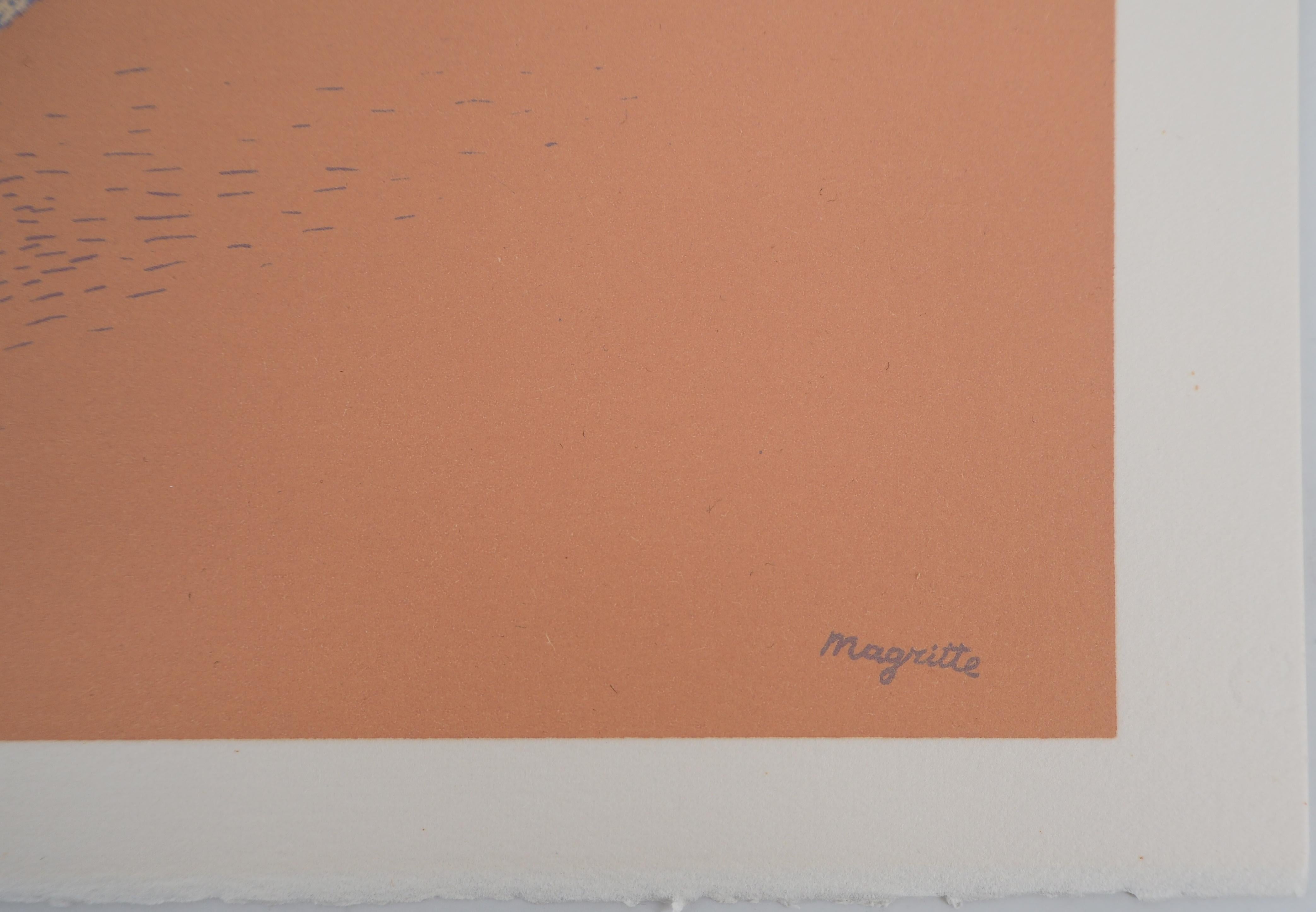Indiscrete Jewels (Les Bijoux Indiscrets) - Original lithograph [Catalog #3] - Print by René Magritte