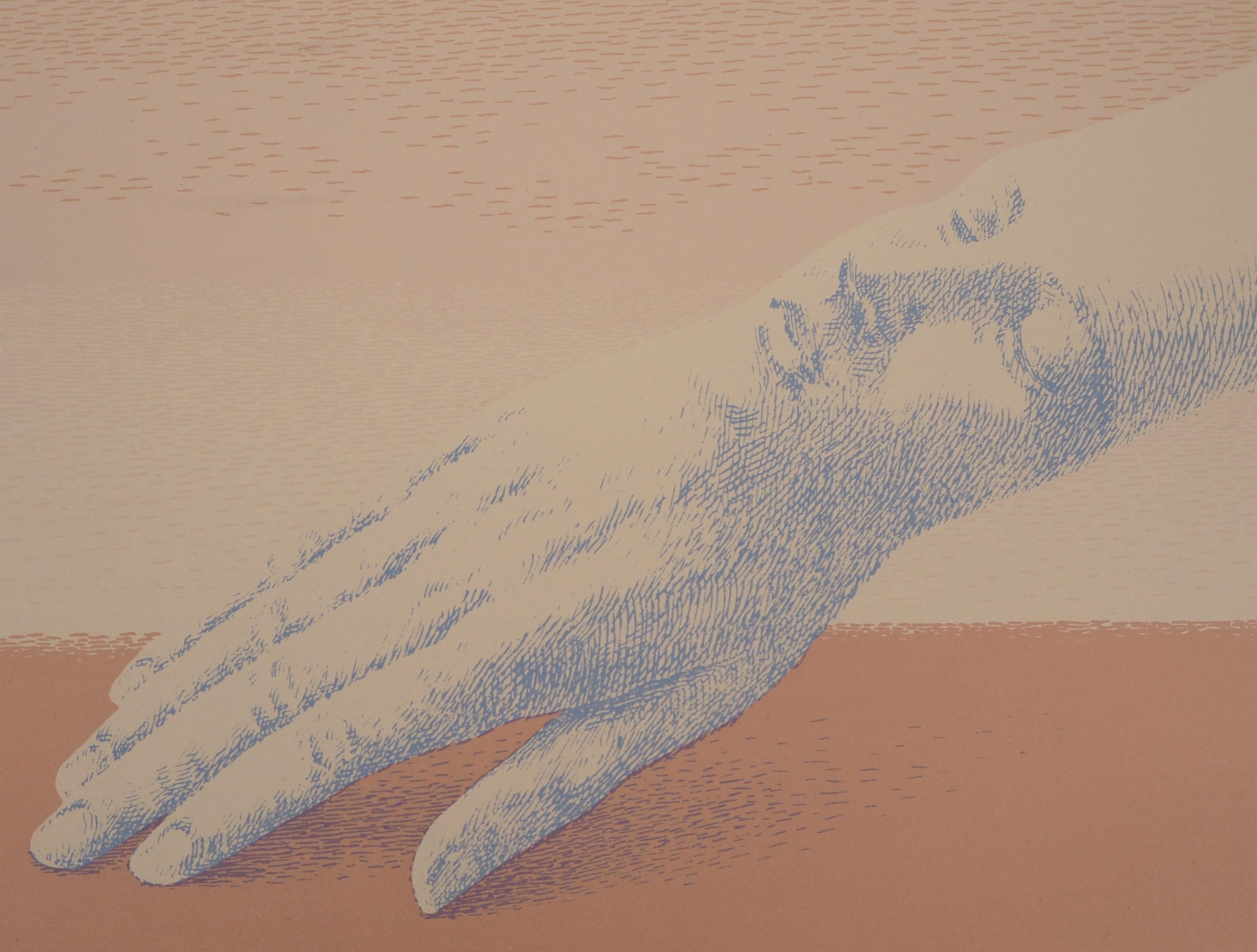 René MAGRITTE
Les bijoux indiscrets (Indiscrete jewels), 1975

Original lithograph (Printed in Mourlot Workshop)
Printed signature in the plate
Unnumbered as usual (limited edition of 575 copies)
On Arches vellum size 35 x 27 cm (c. 14 x 10