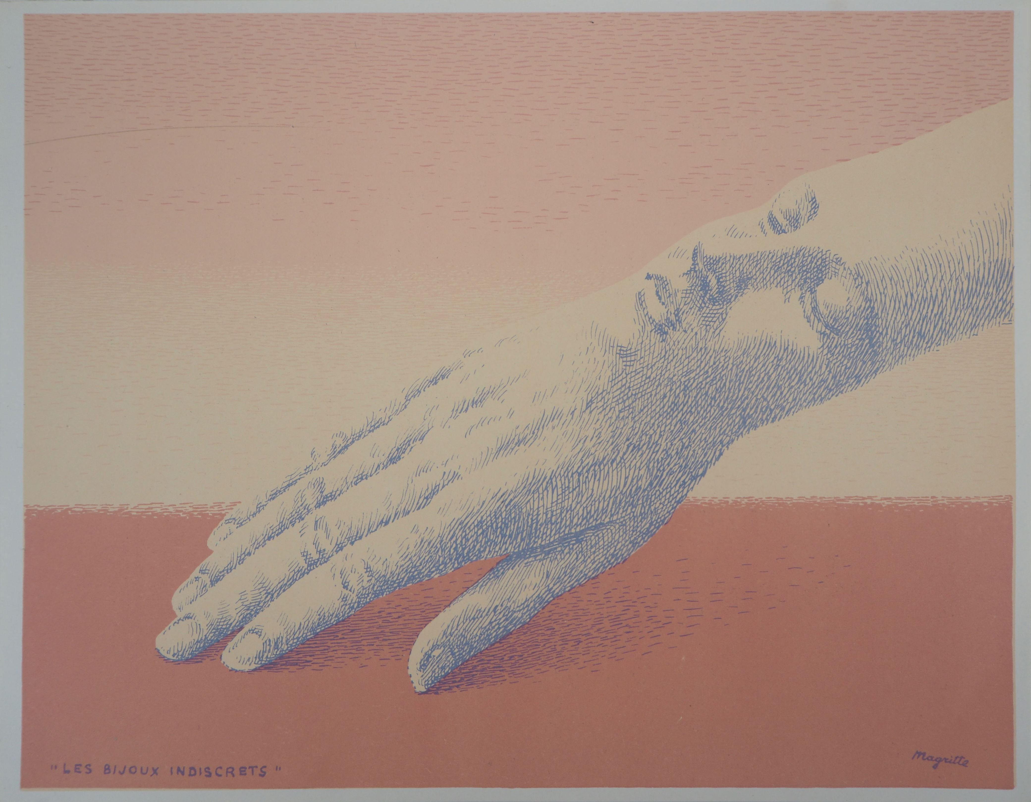 René Magritte Figurative Print - Indiscrete Jewels (Les Bijoux Indiscrets) - Original lithograph [Catalog #3]